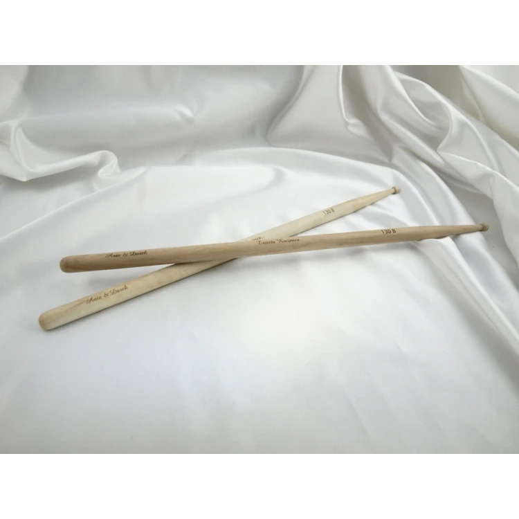 Drumsticks with your signature - gift for a drummer - 130B