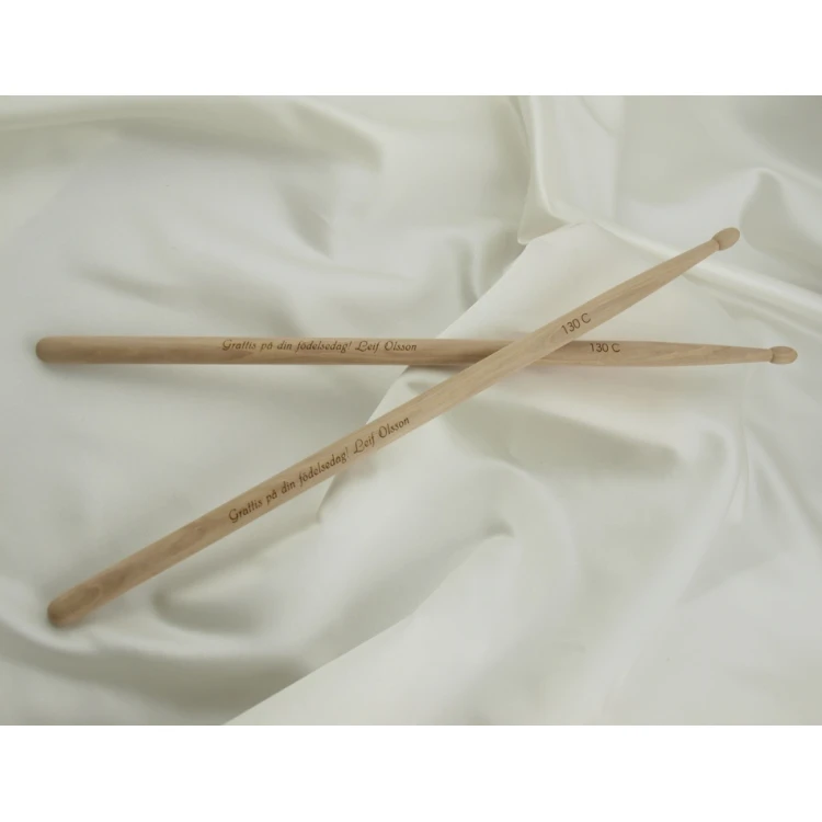 Drumsticks with your signature - gift for a drummer - 130C