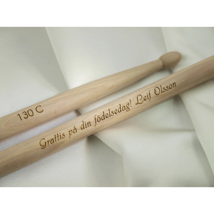 Drumsticks with your signature - gift for a drummer - 130C