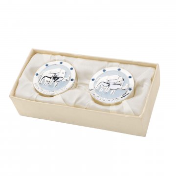 Holy Baptism Souvenir - Mother of Pearl boxes for first tooth and lock of hair - PCS002