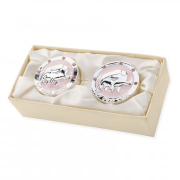 Holy Baptism Souvenir - Mother of Pearl boxes for first tooth and lock of hair - PCS003