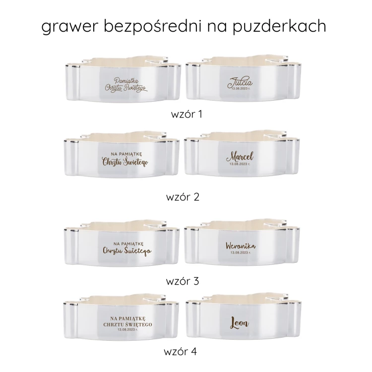Holy Baptism Souvenir - pearl mass horses trinket box for first tooth and lock of hair - PCS005