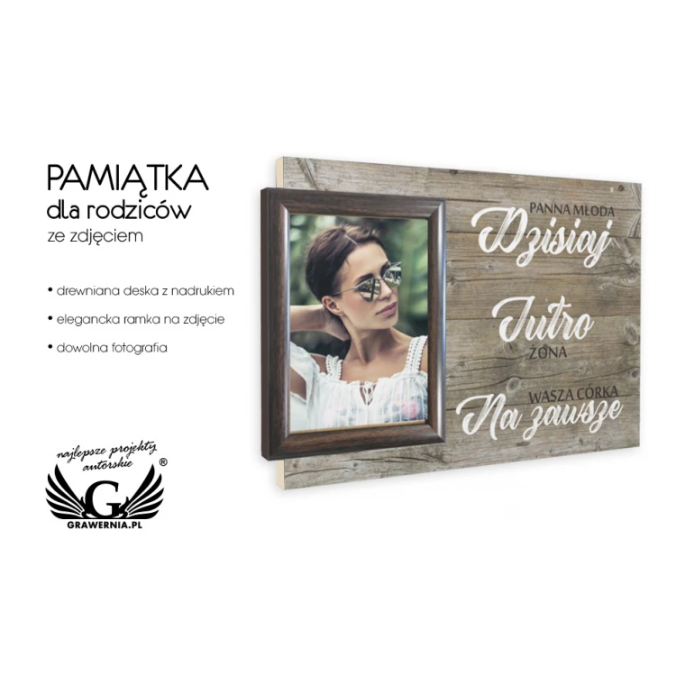 Souvenir for Parents with Photo - PDR004