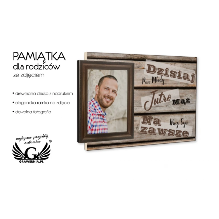 Souvenir for Parents with Photo - PDR012