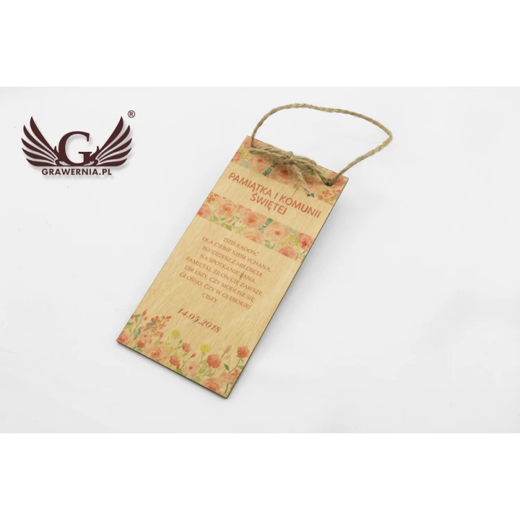 Souvenir of the First Holy Communion - UV digital print - KOM005