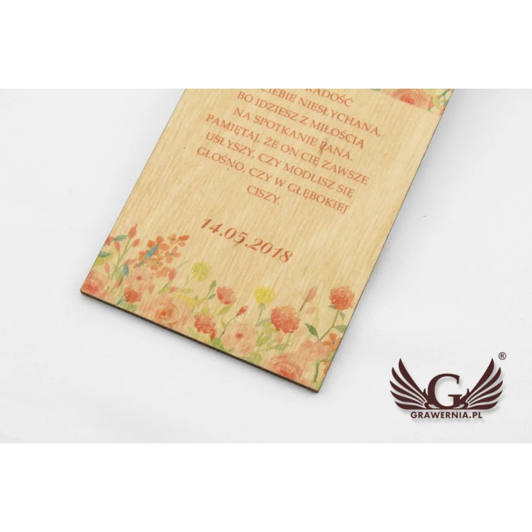 Souvenir of the First Holy Communion - UV digital print - KOM005