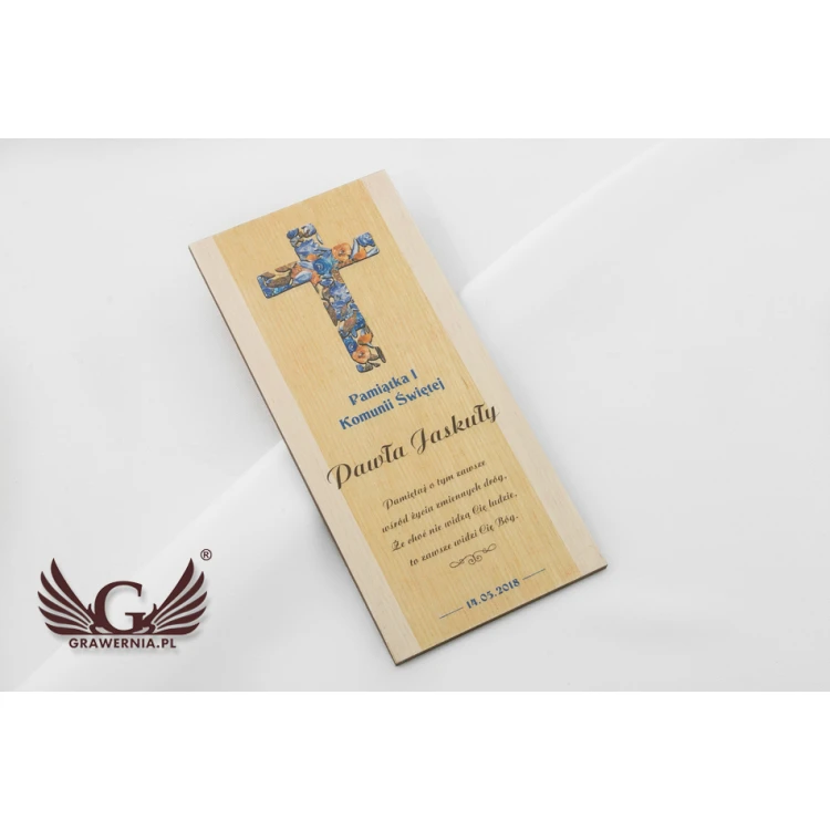Souvenir of the First Holy Communion - UV digital print - KOM006