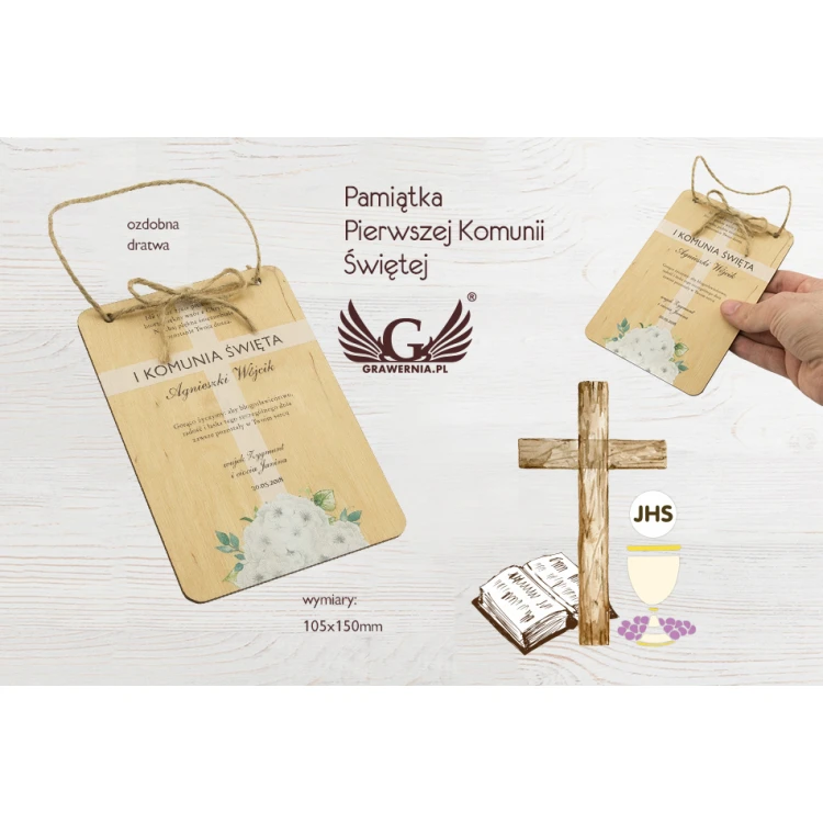 Souvenir of the First Holy Communion - UV digital print - KOM007