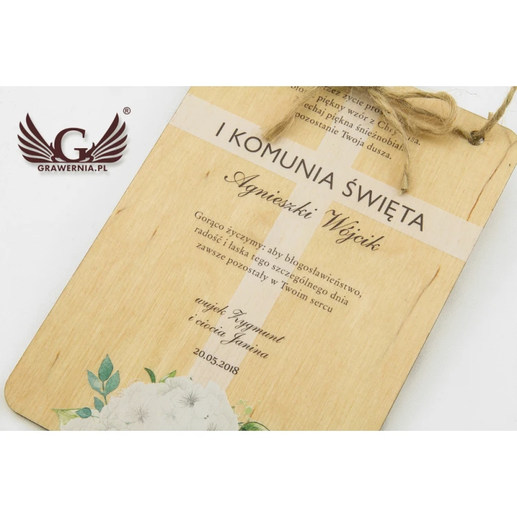 Souvenir of the First Holy Communion - UV digital print - KOM007