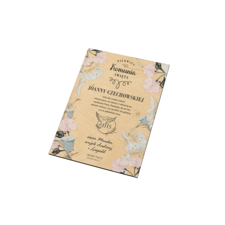 Souvenir of First Holy Communion - UV Print - KOM011