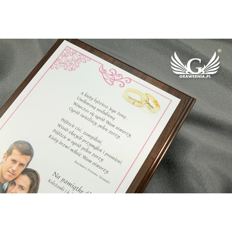 Wedding Souvenir - Colorful UV Print - DUV004
