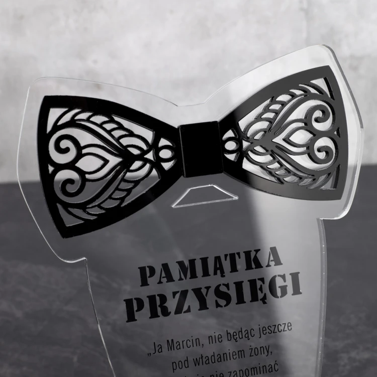 Bachelor Party Souvenir - Bow Tie - model DTA084 - height 22 cm