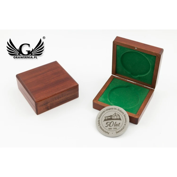 Commemorative Medal in Wooden Case - Diameter 70mm - MGR081