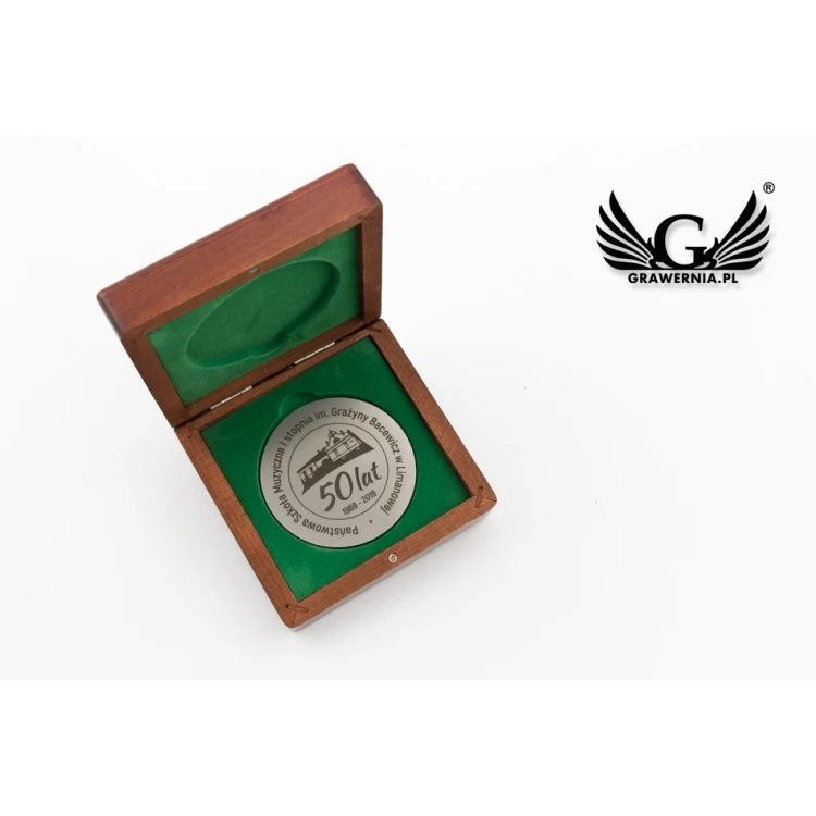 Commemorative Medal in Wooden Case - Diameter 70mm - MGR081