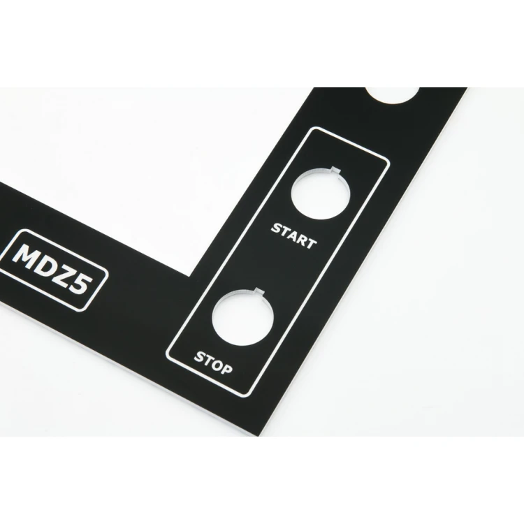 Front Panel for Machines and Devices - Black - Thickness: 3mm - PCZ023