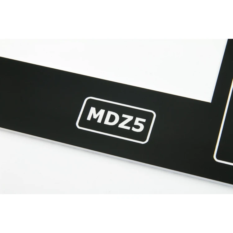 Front Panel for Machines and Devices - Black - Thickness: 3mm - PCZ023