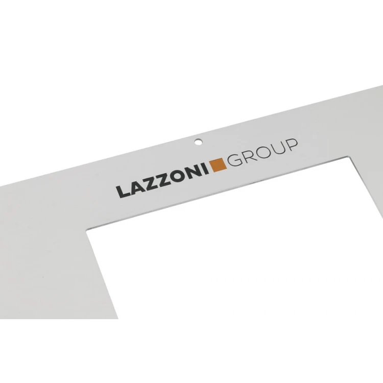 Front Panel for Machines - Anodized Silver Aluminum - Thickness: 2mm - PCZ025