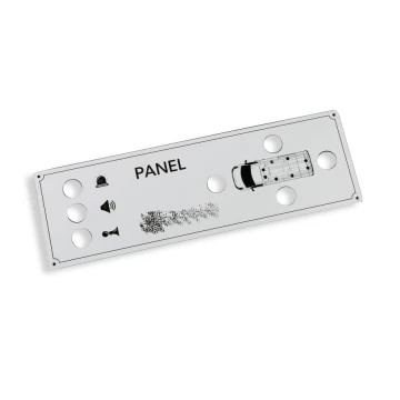Engraved Aluply Aluminium Front Panel - Size 190x60mm - PCZ021