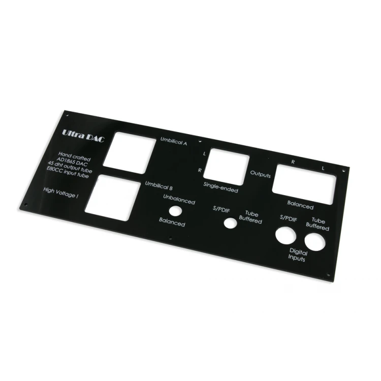 Front Panel with dimensions 284x114mm - UV Digital Print