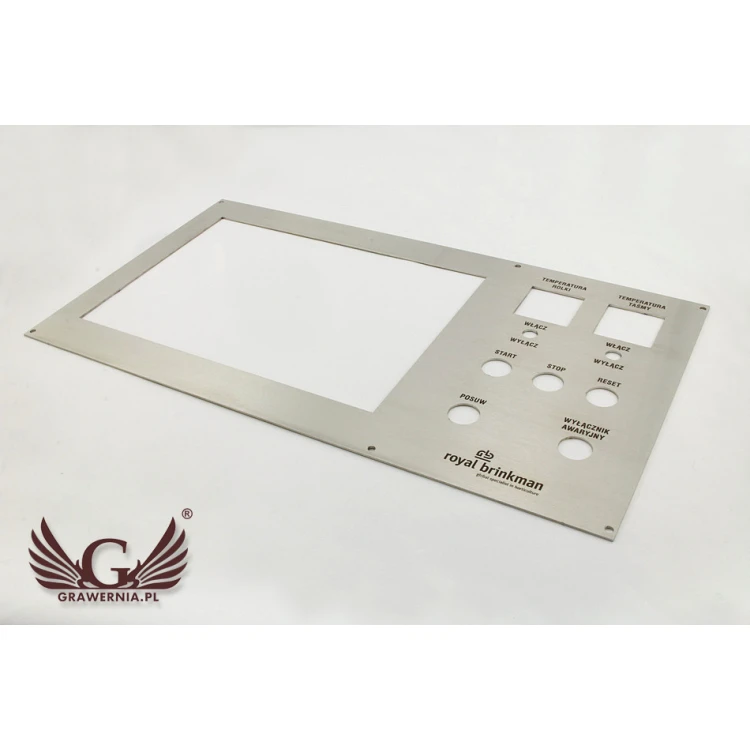 Steel Panel with dimensions 499x273mm - thickness: 2mm