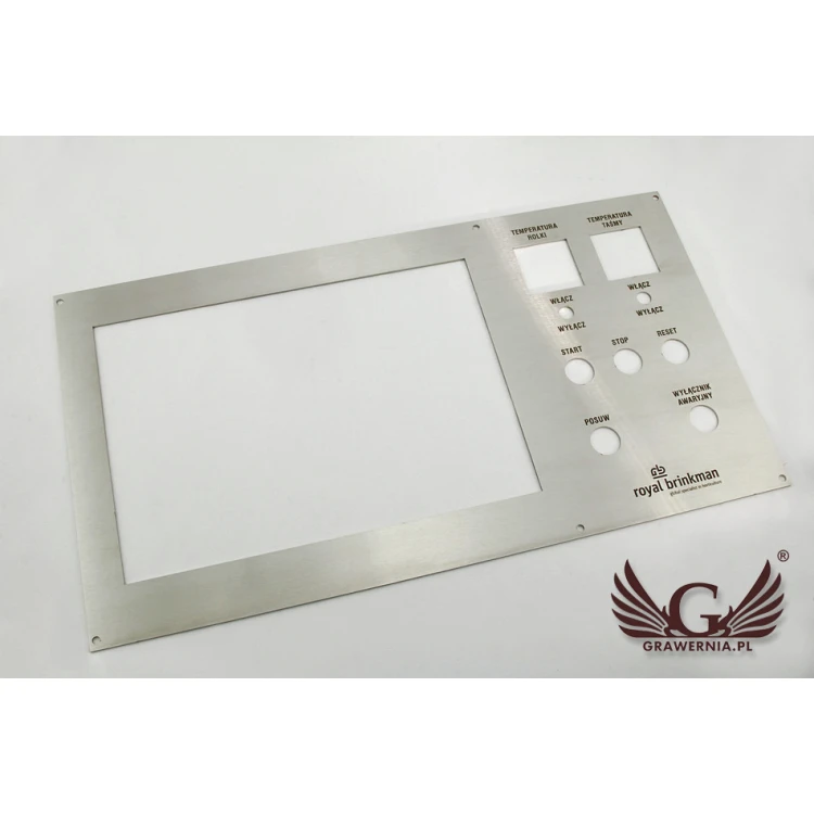Steel Panel with dimensions 499x273mm - thickness: 2mm