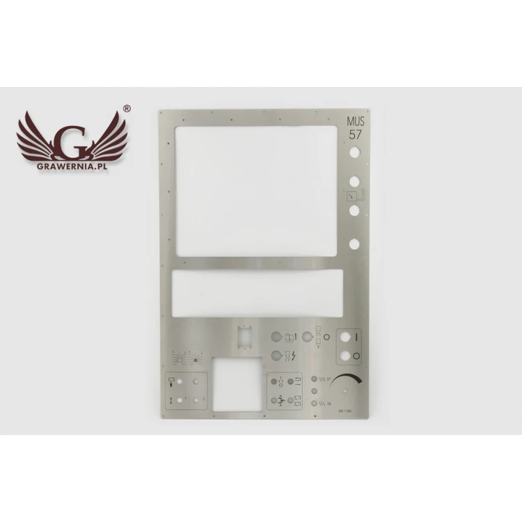 Steel Panel with dimensions 650x440mm - thickness: 2mm - PCZ019