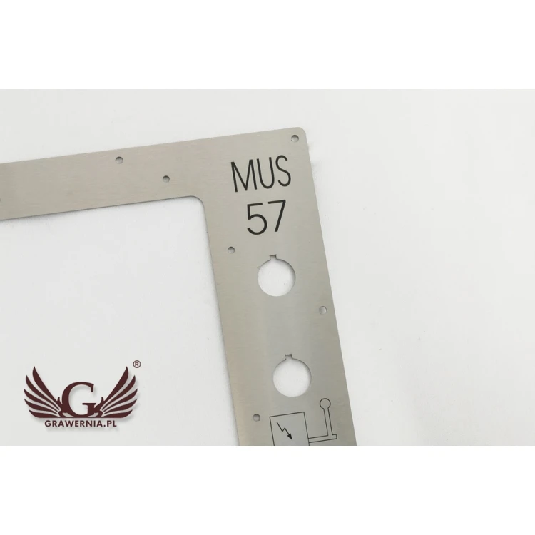 Steel Panel with dimensions 650x440mm - thickness: 2mm - PCZ019