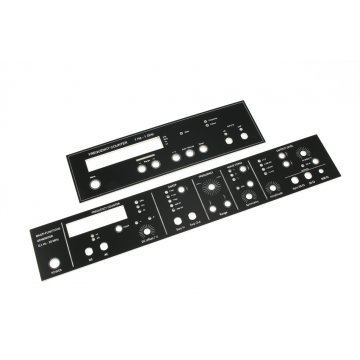FRONT PANELS FOR MACHINES AND DEVICES - BLACK - thickness: 1.6mm