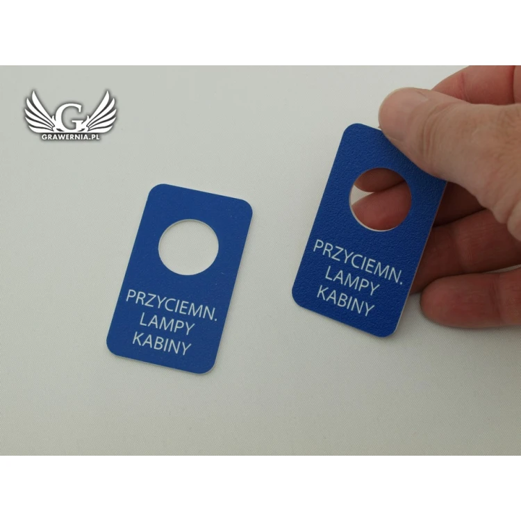 Front Panels for Machines and Devices - BLUE - thickness: 1.6mm
