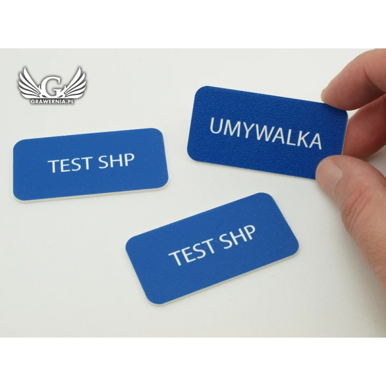 Front Panels for Machines and Devices - BLUE - thickness: 1.6mm