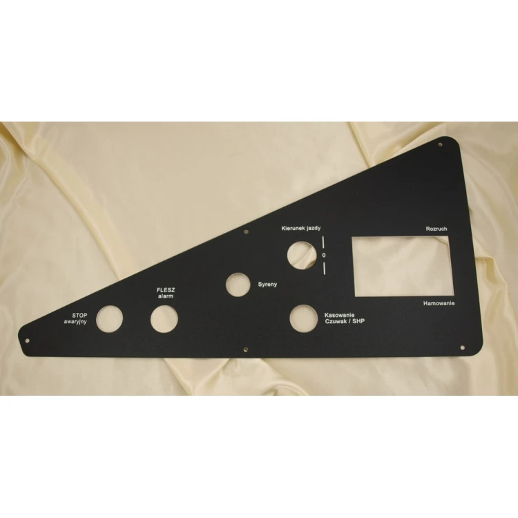 Front Panels for Machines and Devices - BLACK TEXTURES - thickness: 1.6mm