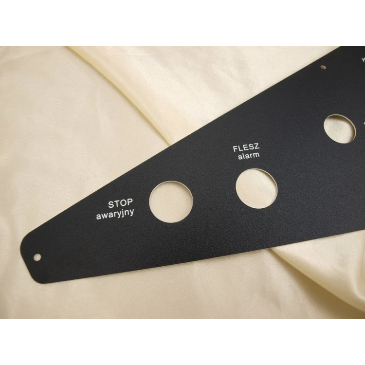 Front Panels for Machines and Devices - BLACK TEXTURES - thickness: 1.6mm