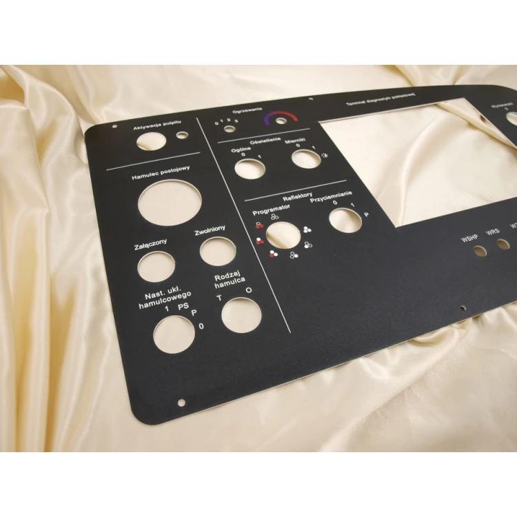 Front Panels for Machines and Devices - BLACK TEXTURES - thickness: 1.6mm