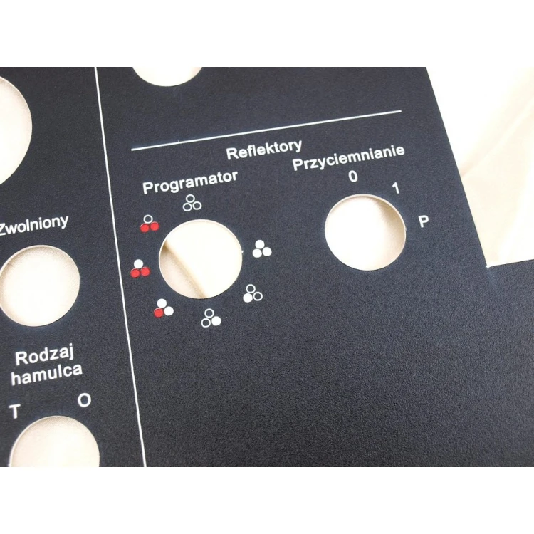Front Panels for Machines and Devices - BLACK TEXTURES - thickness: 1.6mm