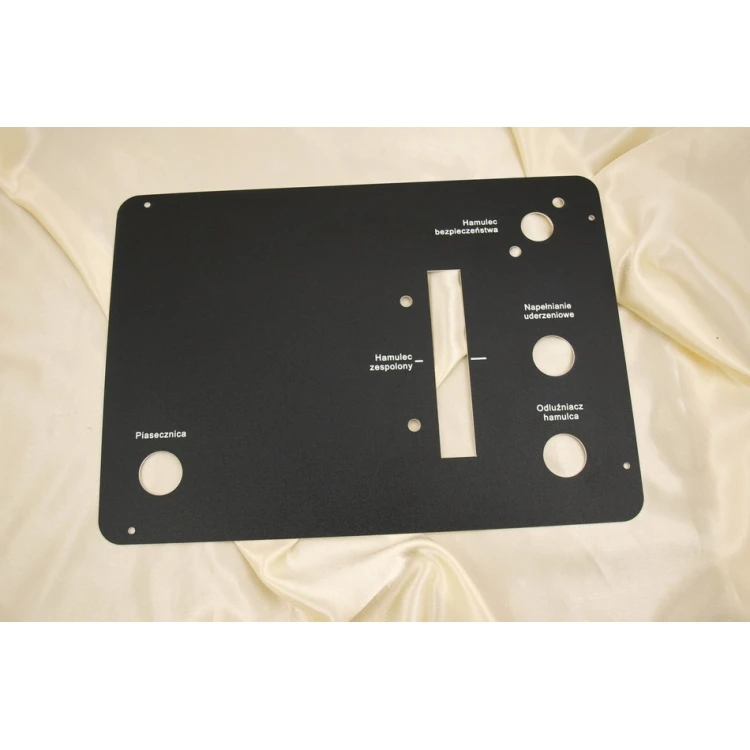 Front Panels for Machines and Devices - BLACK TEXTURES - thickness: 1.6mm