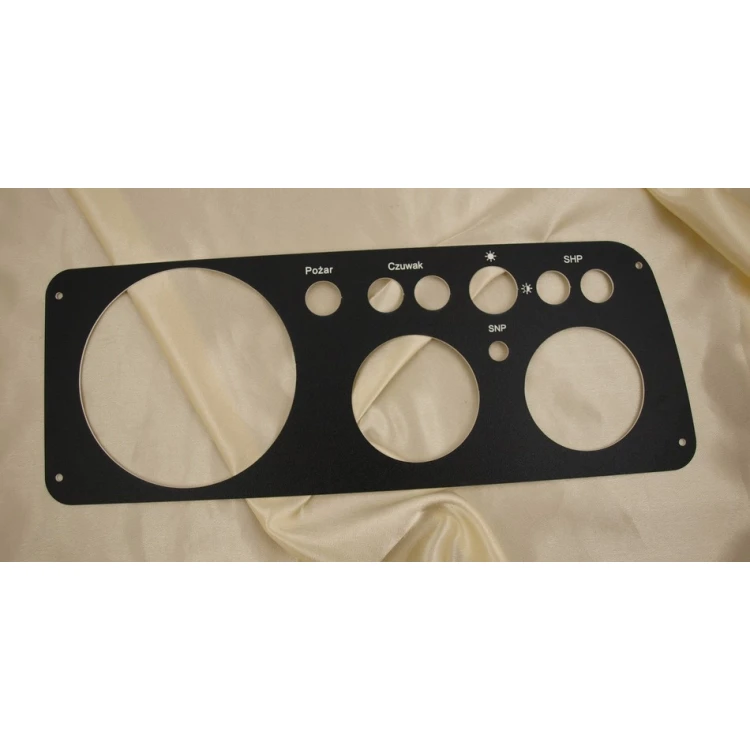 Front Panels for Machines and Devices - BLACK TEXTURES - thickness: 1.6mm