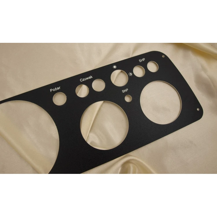 Front Panels for Machines and Devices - BLACK TEXTURES - thickness: 1.6mm