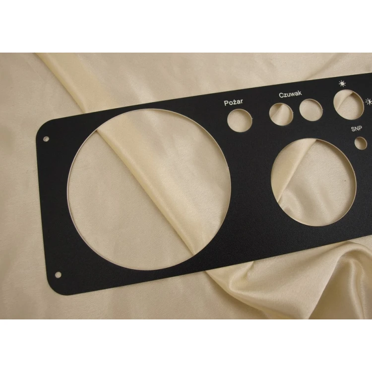 Front Panels for Machines and Devices - BLACK TEXTURES - thickness: 1.6mm