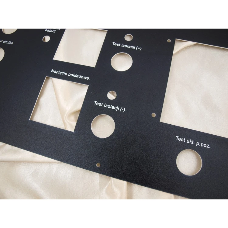 Front Panels for Machines and Devices - BLACK TEXTURES - thickness: 1.6mm
