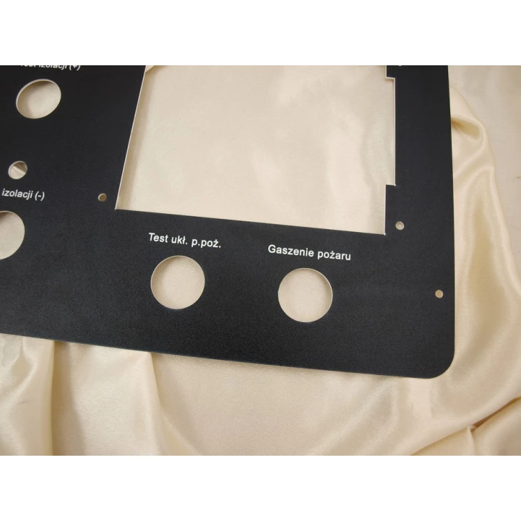 Front Panels for Machines and Devices - BLACK TEXTURES - thickness: 1.6mm