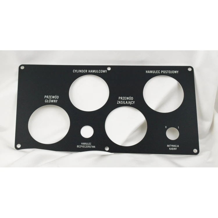 Front Panels for Machines and Devices - BLACK TEXTURES 2 - thickness: 1.6mm