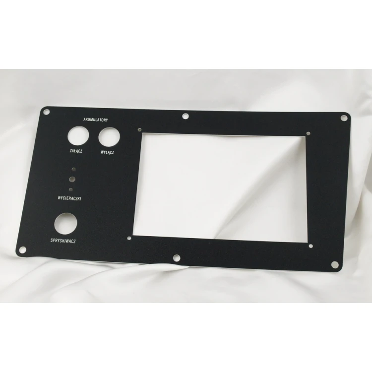 Front Panels for Machines and Devices - BLACK TEXTURES 2 - thickness: 1.6mm