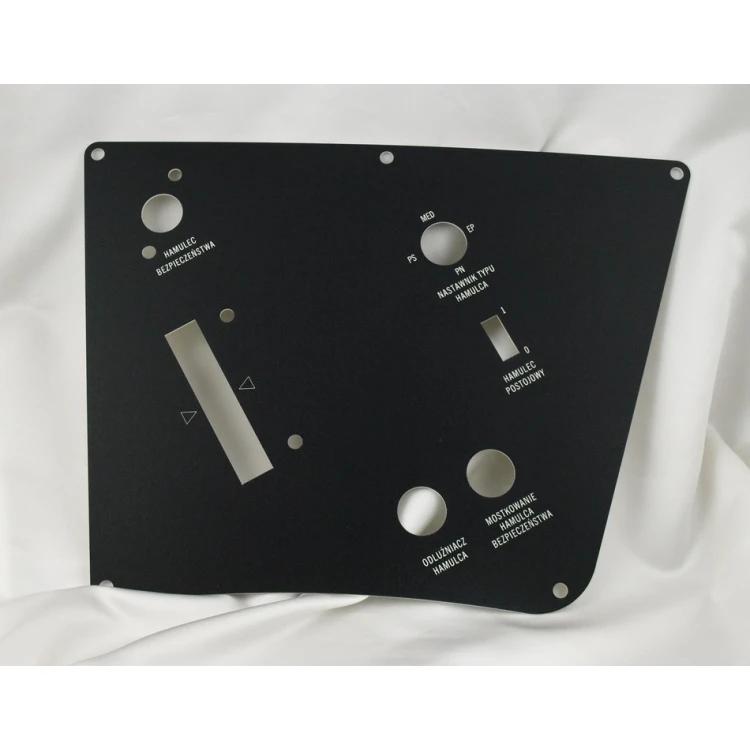 Front Panels for Machines and Devices - BLACK TEXTURES 2 - thickness: 1.6mm