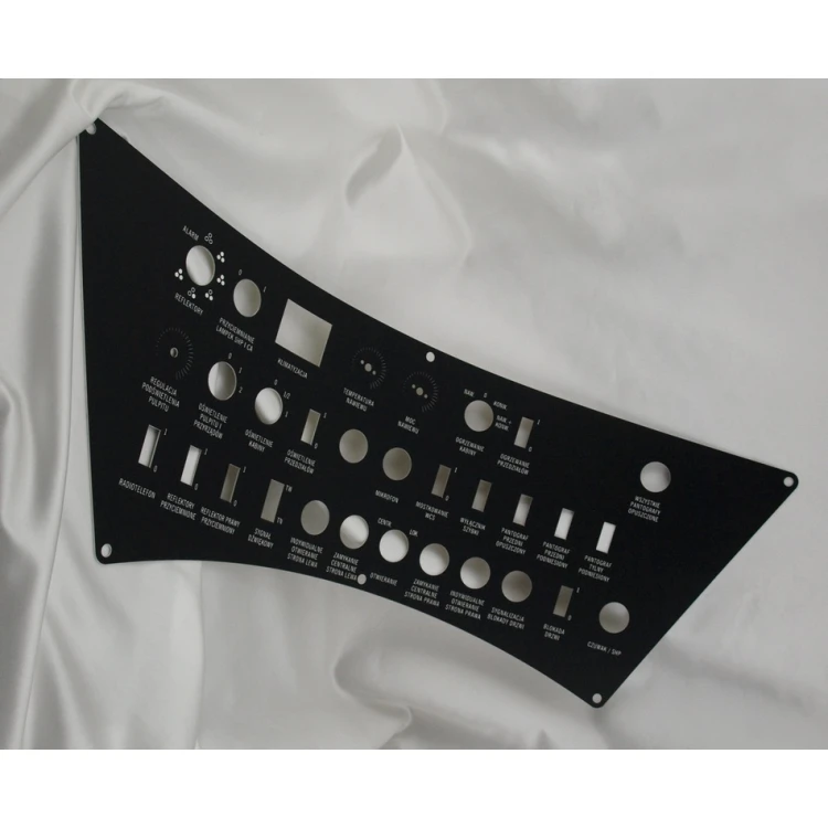 Front Panels for Machines and Devices - BLACK TEXTURES 2 - thickness: 1.6mm