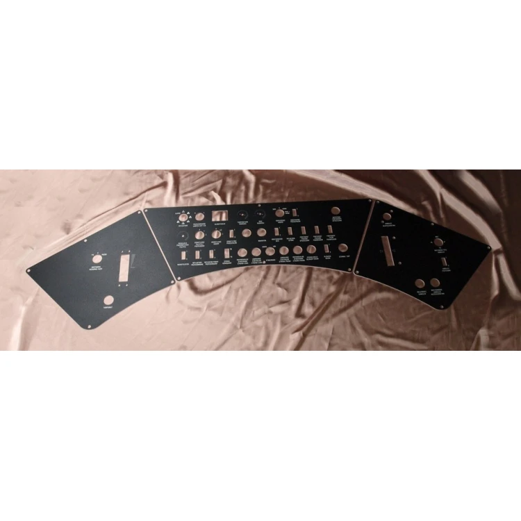Front Panels for Machines and Devices - BLACK TEXTURES 2 - thickness: 1.6mm