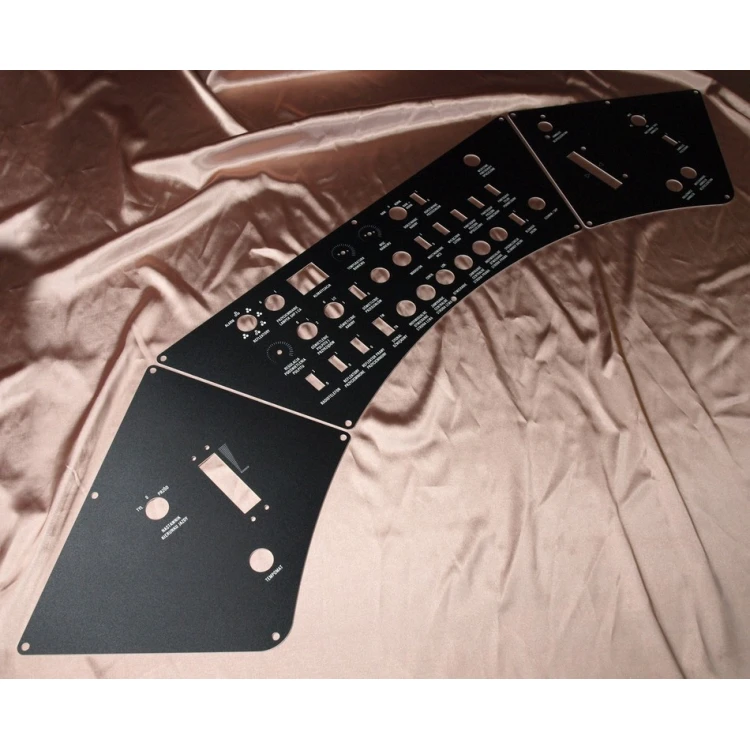 Front Panels for Machines and Devices - BLACK TEXTURES 2 - thickness: 1.6mm
