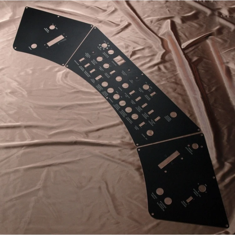 Front Panels for Machines and Devices - BLACK TEXTURES 2 - thickness: 1.6mm