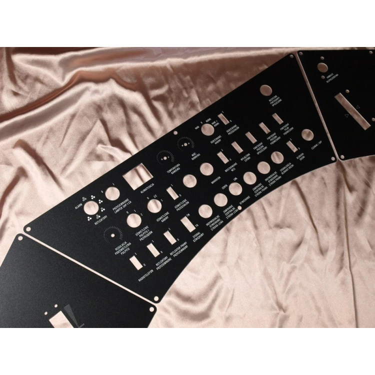 Front Panels for Machines and Devices - BLACK TEXTURES 2 - thickness: 1.6mm