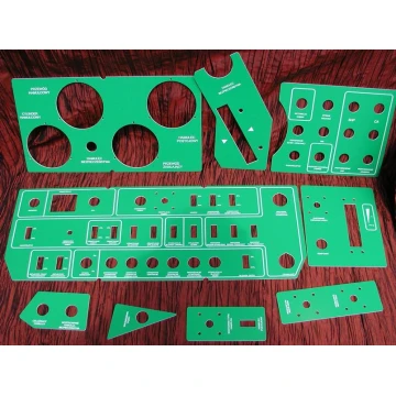 Front Panels for Machines and Devices - Thickness: 1.6mm