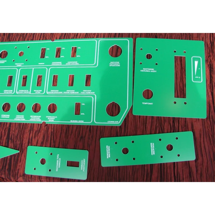 Front Panels for Machines and Devices - Thickness: 1.6mm